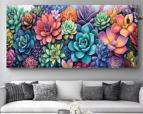 Diamond Painting Kinder Blume Diamant Painting Farbe Diammant Malerei Bilder Mädchen,DIY 5D Kristall Stickerei Kit,Volldiamant Strass Mosaik Art Leinwand Bastelset Für Home Dekor Gift 50x150cm M309 Diamond Painting Kinder Blume Diamant Painting Farbe Diammant Malerei Bilder Mädchen,DIY 5D Kristall Stickerei Kit,Volldiamant Strass Mosaik Art Leinwand Bastelset Für Home Dekor Gift 50x150cm M309 von Generic