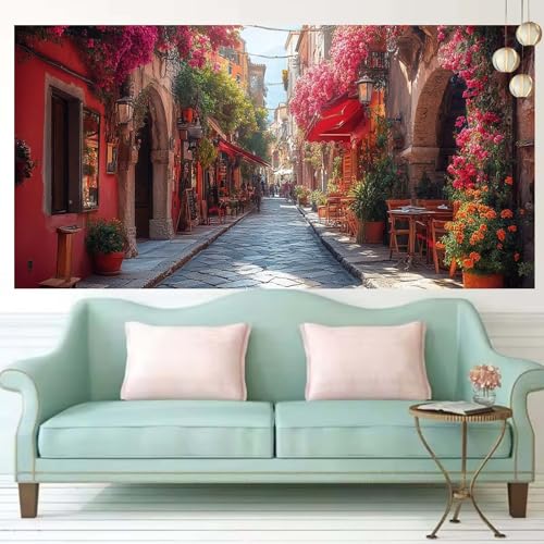Diamond Painting Kinder Lagern Diamond Painting Erwachsene 60×120cm Diamant Art Bilder Street Malen Nach Zahlen DIY 5D Diamant Malerei Crystal Art Bastelset für Zimmer Deko Wohnzimmer,Geschenke T892 Diamond Painting Kinder Lagern Diamond Painting Erwachsene 60×120cm Diamant Art Bilder Street Malen Nach Zahlen DIY 5D Diamant Malerei Crystal Art Bastelset für Zimmer Deko Wohnzimmer,Geschenke T892 von Generic