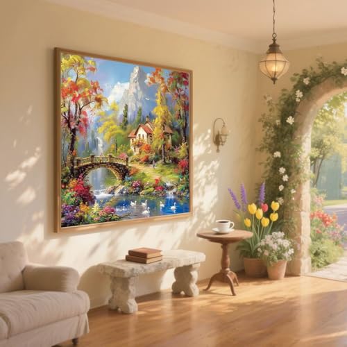 Diamond Painting Kinder Märchen Diamant Painting Bilder Kabine Diamant Malerei kits Erwachsene 45x60cm DIY Stickerei Kreuzstich Malen Nach Zahlen Anfänger Mosaik Bastelset,Home Deko Geschenke ZQ951 Diamond Painting Kinder Märchen Diamant Painting Bilder Kabine Diamant Malerei kits Erwachsene 45x60cm DIY Stickerei Kreuzstich Malen Nach Zahlen Anfänger Mosaik Bastelset,Home Deko Geschenke ZQ951 von Generic