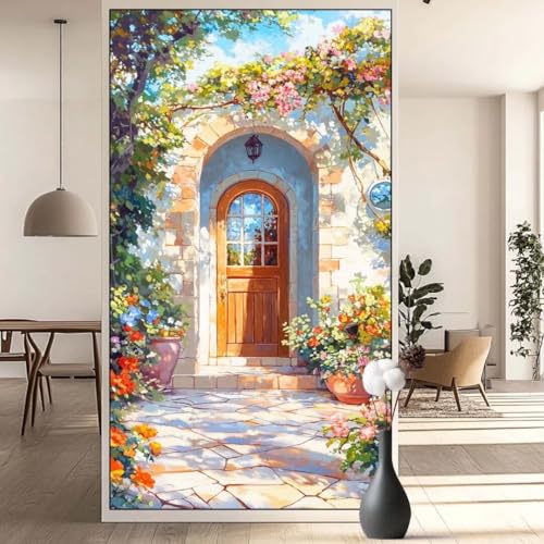 Diamond Painting Landschaft Diamant Painting Bilder Blumenzimmer, Diamond Painting Groß XXL 80 x 190 cm, Diamant Painting Bilder Erwachsene DIY Simple Diamond Painting Crystal Art für Wand Dekor q718 von Generic