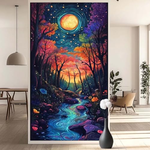 Diamond Painting Landschaft Diamond Painting Erwachsene Fantasie, 5D Diamant Painting Bilder Full Diamond Painting Kinder, DIY Malen Nach Zahlen Malerei Stickerei Set für Wand Dekor 30 x 60 cm q721 von Generic