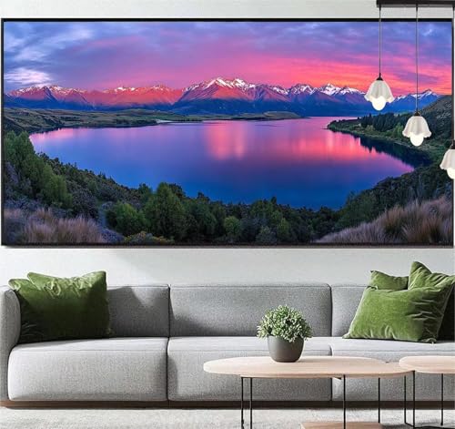 Diamond Painting Landschaft Diamond Painting Erwachsene Meer, 5D Diamant Painting Bilder Full Drill Diamond Painting Kinder, DIY Malen Nach Zahlen Malerei Stickerei Set für Wand Dekor 120 x 70 cm q127 von Generic