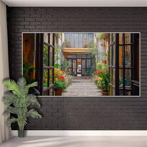 Diamond Painting Landschaft Diamond Painting Erwachsene Stadt,Crystal Art Kinder ab 10 Jahre Full Drill Diamant Malerei Geschenke für Frauen,DIY Diamant Kunst Malerei Set Deko Aesthetic 40x80cm w427 von Generic