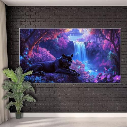 Diamond Painting Landschaft Diamond Painting Erwachsene Wasserfall,Crystal Art Kinder ab 10 Jahre Full Drill Diamant Malerei Geschenke für Frauen,Diamant Kunst Malerei Set Deko Aesthetic 40x80cm w475 von Generic