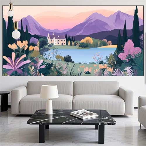 Diamond Painting Landschaft Diamont Painting Bilder Blume Malen Nach Zahlen Set für Kinder Erwachsene,5D Vollbohrung Crystal Bastelset Mädchen Mosaikherstellung,DIY Diamant Malerei 70x180cm KM-872 Diamond Painting Landschaft Diamont Painting Bilder Blume Malen Nach Zahlen Set für Kinder Erwachsene,5D Vollbohrung Crystal Bastelset Mädchen Mosaikherstellung,DIY Diamant Malerei 70x180cm KM-872 von Generic