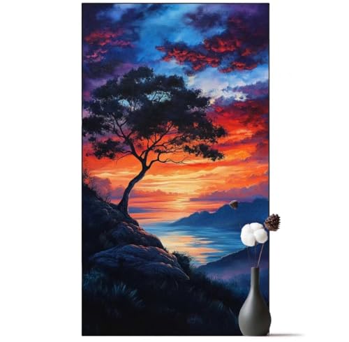 Diamond Painting Lebensbaum Diamond Painting Erwachsene Wolken, 5D Diamant Painting Bilder Full Diamond Painting Kinder, DIY Malen Nach Zahlen Malerei Stickerei Set für Wand Dekor 50 x 100 cm q1051 von Generic