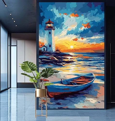 Diamond Painting Leuchtturm Diamond Painting Erwachsene Groß xxl 70x140cm Diamant Malerei Sonnenuntergang Malen Nach Zahlen DIY Mosaikherstellung Crystal Stickerei Malerei Kits,Dekor Gifts E540 Diamond Painting Leuchtturm Diamond Painting Erwachsene Groß xxl 70x140cm Diamant Malerei Sonnenuntergang Malen Nach Zahlen DIY Mosaikherstellung Crystal Stickerei Malerei Kits,Dekor Gifts E540 von Generic