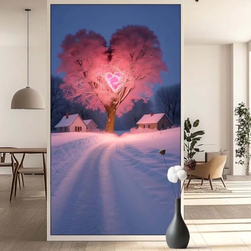 Diamond Painting Liebesbaum Diamant Painting Bilder Fantasie, Diamond Painting Groß XXL 30 x 60 cm, Diamant Painting Bilder Erwachsene DIY Diamond Painting Crystal Art Stickerei für Wand Dekor q602 von Generic