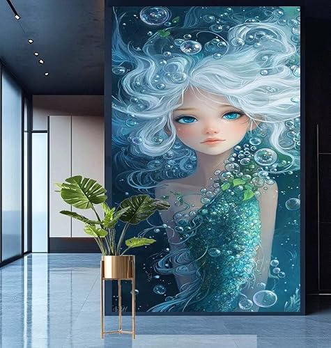 Diamond Painting Märchen Diamont Painting Bilder Meerjungfrau Malen Nach Zahlen Set für Kinder Erwachsene,5D Crystal Bastelset Mädchen Mosaikherstellung,DIY Diamant Malerei für Geschenke 30x80cm E873 Diamond Painting Märchen Diamont Painting Bilder Meerjungfrau Malen Nach Zahlen Set für Kinder Erwachsene,5D Crystal Bastelset Mädchen Mosaikherstellung,DIY Diamant Malerei für Geschenke 30x80cm E873 von Generic