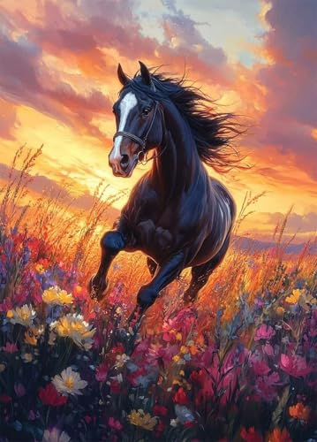 Diamond Painting Pferd Diamant Painting Bilder Wiese Crystal Art 5D DIY Eckige Steine Diamant Malerei Cross Stitch Stickerei Basteln Erwachsene für Home Zimmer Deko, Geschenke 90x120cm -bby250709 Diamond Painting Pferd Diamant Painting Bilder Wiese Crystal Art 5D DIY Eckige Steine Diamant Malerei Cross Stitch Stickerei Basteln Erwachsene für Home Zimmer Deko, Geschenke 90x120cm -bby250709 von Generic