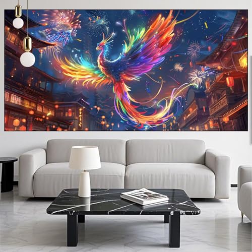 Diamond Painting Phönix Diamond Painting Erwachsene Groß xxl 80x160cm Diamant Malerei Stadt Malen Nach Zahlen DIY Strass Kunst Mosaikherstellung Crystal Stickerei Malerei Kits für Home Dekor KM-457 Diamond Painting Phönix Diamond Painting Erwachsene Groß xxl 80x160cm Diamant Malerei Stadt Malen Nach Zahlen DIY Strass Kunst Mosaikherstellung Crystal Stickerei Malerei Kits für Home Dekor KM-457 von Generic