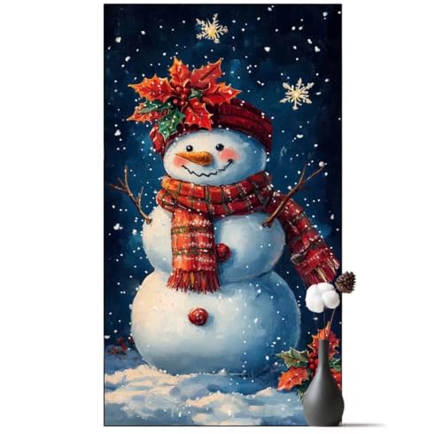 Diamond Painting Schneemann Diamond Painting Erwachsene Weihnachten, 5D Diamant Painting Bilder, DIY Malen Nach Zahlen Diamant Kunst Malerei Stickerei Set für Wand Dekor Geschenke 80 x 190 cm q1085 von Generic