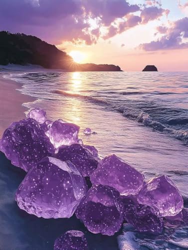 Diamond Painting Sonnenaufgang, Landschaft Diamond Painting Erwachsene Anfänger 5D DIY Full Runden Drill Diamant Strass Kristall Kreuzstich Stickerei Paint für Deko Schlaffür 60 x 80 cm -wyl2506768EGZ Diamond Painting Sonnenaufgang, Landschaft Diamond Painting Erwachsene Anfänger 5D DIY Full Runden Drill Diamant Strass Kristall Kreuzstich Stickerei Paint für Deko Schlaffür 60 x 80 cm -wyl2506768EGZ von Generic
