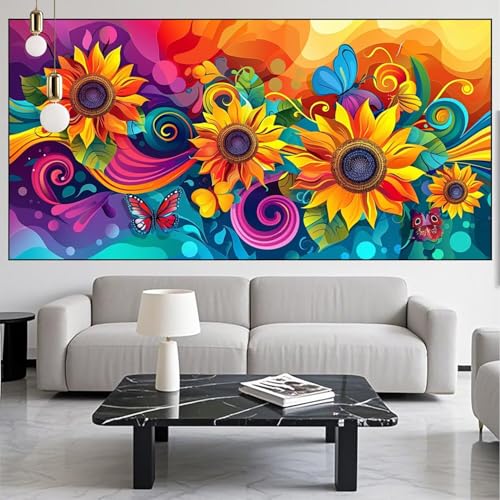 Diamond Painting Sonnenblume Diamond Painting Erwachsene 30x60cm Diamant Malerei Blume Malen Nach Zahlen DIY Strass Kunst Mosaikherstellung Crystal Stickerei Malerei Kits für Home Dekor Gifts KM-843 Diamond Painting Sonnenblume Diamond Painting Erwachsene 30x60cm Diamant Malerei Blume Malen Nach Zahlen DIY Strass Kunst Mosaikherstellung Crystal Stickerei Malerei Kits für Home Dekor Gifts KM-843 von Generic