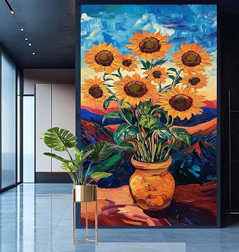 Diamond Painting Sonnenblume Diamond Painting Erwachsene Groß xxl 90x180cm Diamant Malerei Blume Malen Nach Zahlen DIY Strass Kunst Mosaikherstellung Crystal Stickerei Malerei Kits,Dekor Gifts E884 Diamond Painting Sonnenblume Diamond Painting Erwachsene Groß xxl 90x180cm Diamant Malerei Blume Malen Nach Zahlen DIY Strass Kunst Mosaikherstellung Crystal Stickerei Malerei Kits,Dekor Gifts E884 von Generic