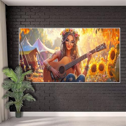 Diamond Painting Sonnenblume Frau Diamond Painting Erwachsene xxl,5D Malen nach Zahlen Diamant Set Frauen,Diamant Stickerei Kreuzstich Basteln Set Geschenke für Frauen Deko Schlafzimmer 70x140cm j-901 Diamond Painting Sonnenblume Frau Diamond Painting Erwachsene xxl,5D Malen nach Zahlen Diamant Set Frauen,Diamant Stickerei Kreuzstich Basteln Set Geschenke für Frauen Deko Schlafzimmer 70x140cm j-901 von Generic