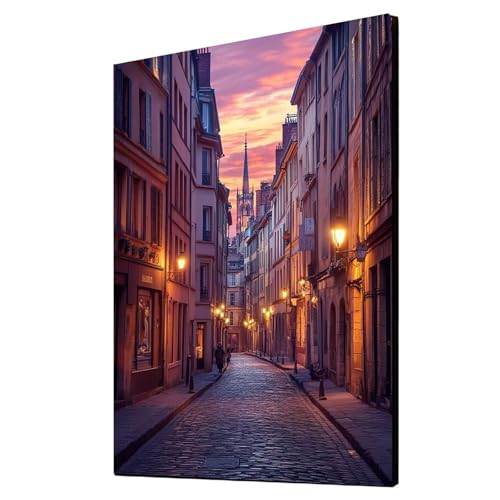 Diamond Painting Stadt Vollbohrer Diamant Malen Nach Zahlen Straßenansicht mit Diamond Painting Zubehör Set, Diamant Cross Stitch Stickerei Bastelset Erwachsene für Deko Wohnzimmer 70x95cm 1ZSH-11287 Diamond Painting Stadt Vollbohrer Diamant Malen Nach Zahlen Straßenansicht mit Diamond Painting Zubehör Set, Diamant Cross Stitch Stickerei Bastelset Erwachsene für Deko Wohnzimmer 70x95cm 1ZSH-11287 von Generic
