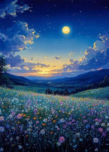 Diamond Painting Sternenhimmel Diamant Painting Bilder Wiese Crystal Art 5D DIY Eckige Steine Diamant Malerei Cross Stitch Stickerei Basteln Erwachsene für Zimmer Deko, Geschenke 50x70cm -bby250702 Diamond Painting Sternenhimmel Diamant Painting Bilder Wiese Crystal Art 5D DIY Eckige Steine Diamant Malerei Cross Stitch Stickerei Basteln Erwachsene für Zimmer Deko, Geschenke 50x70cm -bby250702 von Generic