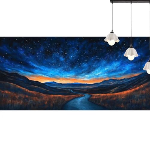 Diamond Painting Sternenhimmel Diamond Painting Erwachsene Mysterium, 5D Diamant Painting Bilder, DIY Malen Nach Zahlen Diamant Kunst Malerei Stickerei Set für Wand Dekor Geschenke 100 x 50 cm q547 von Generic