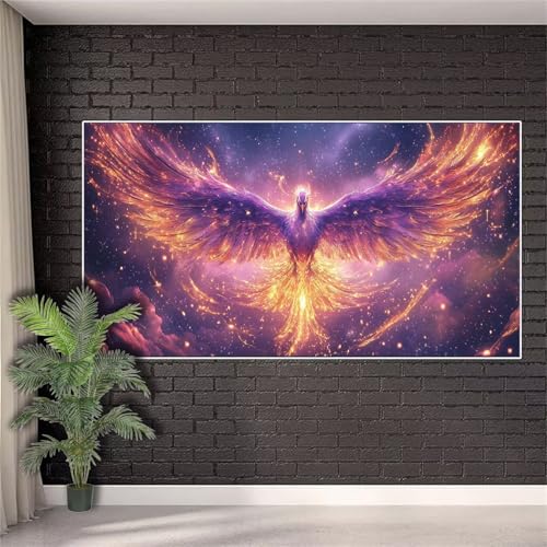 Diamond Painting Sternennacht Diamant Painting Kinder Phönix,DIY Diamant Mosaikherstellung Set Mädchen Anfänger,Full Drill Diamant Kunst Malerei Bastelset Aesthetic für Wanddekorationen 60x150cm j-915 Diamond Painting Sternennacht Diamant Painting Kinder Phönix,DIY Diamant Mosaikherstellung Set Mädchen Anfänger,Full Drill Diamant Kunst Malerei Bastelset Aesthetic für Wanddekorationen 60x150cm j-915 von Generic