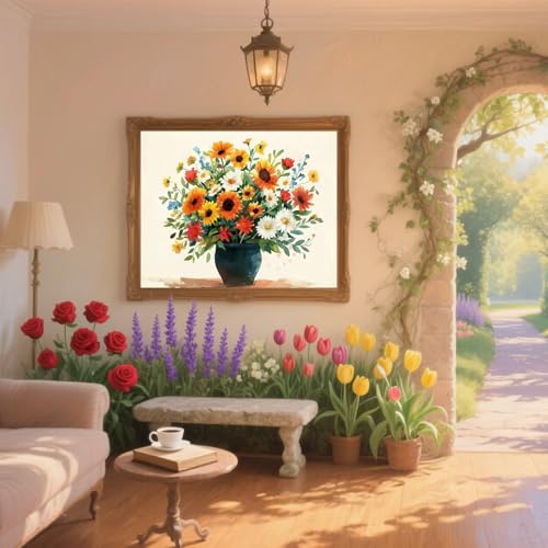 Diamond Painting Stillleben Diamond Painting Kinder Blume Diamant Kunst Bilder Anfänger Diamant Malerei Stickerei Kreuzstich DIY Malen Nach Zahlen Mosaikherstellung,Dekoration Geschenke 90x130cm ZQ464 Diamond Painting Stillleben Diamond Painting Kinder Blume Diamant Kunst Bilder Anfänger Diamant Malerei Stickerei Kreuzstich DIY Malen Nach Zahlen Mosaikherstellung,Dekoration Geschenke 90x130cm ZQ464 von Generic