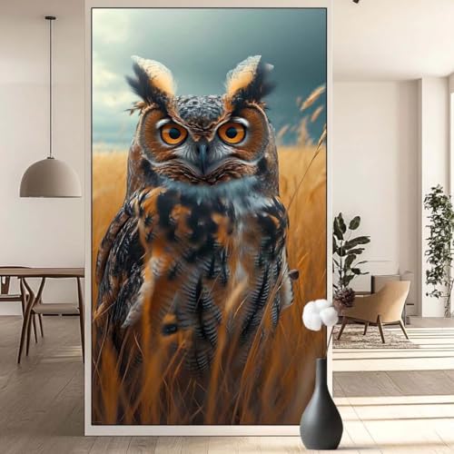 Diamond Painting Tier Diamant Painting Bilder Eule, Diamond Painting Groß XXL 40x70 cm, Diamant Painting Bilder Erwachsene DIY Bastelset Diamond Painting Crystal Art Stickerei Set für Wand Dekor q696 von Generic