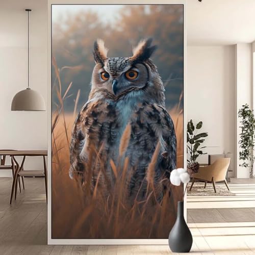 Diamond Painting Tier Diamond Painting Erwachsene Eule, 5D Diamant Painting Bilder Full Drill Diamond Painting Kinder, DIY Malen Nach Zahlen Diamant Kunst Malerei Set für Wand Dekor 40 x 70 cm q697 von Generic