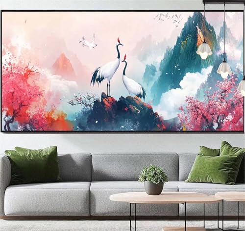 Diamond Painting Tier Diamond Painting Erwachsene Landschaft, 5D Diamant Painting Bilder Full Drill Diamond Painting Kinder, DIY Malen Nach Zahlen Malerei Stickerei Set für Wand Dekor 120 x 60 cm q93 von Generic