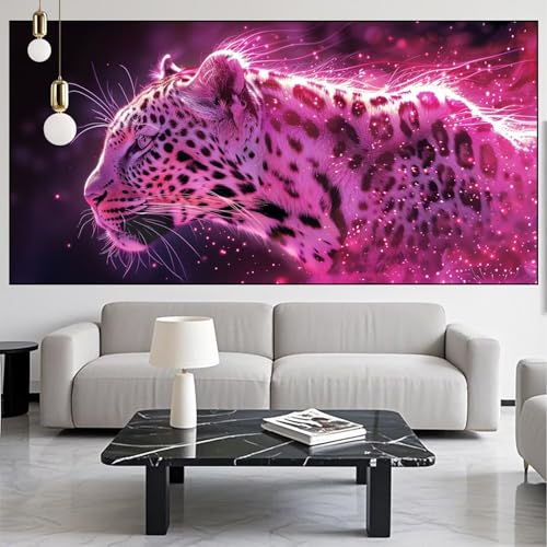 Diamond Painting Tier Diamont Painting Bilder Leopard Malen Nach Zahlen Set für Kinder Erwachsene,5D Vollbohrung Crystal Bastelset Mädchen Mosaikherstellung,DIY Diamant Malerei,Gifts 60x120cm KM-444 Diamond Painting Tier Diamont Painting Bilder Leopard Malen Nach Zahlen Set für Kinder Erwachsene,5D Vollbohrung Crystal Bastelset Mädchen Mosaikherstellung,DIY Diamant Malerei,Gifts 60x120cm KM-444 von Generic