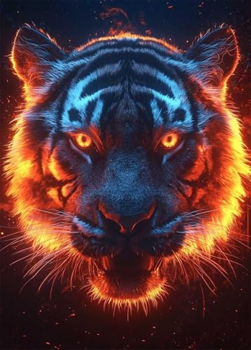 Diamond Painting Tiger Diamant Painting Bilder Tier Crystal Art 5D DIY Eckige Steine Diamant Malerei Cross Stitch Stickerei Basteln Erwachsene für Home Zimmer Deko, Geschenke 90 x 120 cm -bby2507H6 Diamond Painting Tiger Diamant Painting Bilder Tier Crystal Art 5D DIY Eckige Steine Diamant Malerei Cross Stitch Stickerei Basteln Erwachsene für Home Zimmer Deko, Geschenke 90 x 120 cm -bby2507H6 von Generic