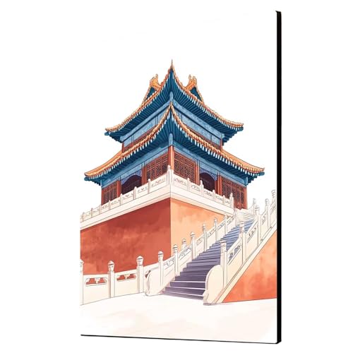 Diamond Painting Verbotene Stadt Vollbohrer Diamant Malen Nach Zahlen Architektur mit Diamond Painting Zubehör Set, Diamant Cross Stitch Stickerei Bastelset Erwachsene, Zimmer Deko 70x95cm 1ZSH-22687 Diamond Painting Verbotene Stadt Vollbohrer Diamant Malen Nach Zahlen Architektur mit Diamond Painting Zubehör Set, Diamant Cross Stitch Stickerei Bastelset Erwachsene, Zimmer Deko 70x95cm 1ZSH-22687 von Generic