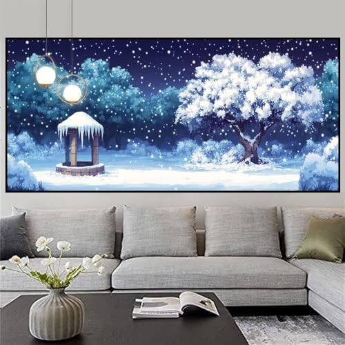 Diamond Painting kinder Winter Basteln Mädchen 8 Jahre Wald Diamond Painting Klein 40x120cm Bastelset Erwachsene DIY 5D Eckige Steine Strass Kristall Stickerei Kreuzstich Leinwand Bilder Dekor z261f Diamond Painting kinder Winter Basteln Mädchen 8 Jahre Wald Diamond Painting Klein 40x120cm Bastelset Erwachsene DIY 5D Eckige Steine Strass Kristall Stickerei Kreuzstich Leinwand Bilder Dekor z261f von Generic