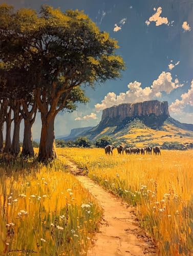 Diamond painting Erwachsene Groß xxl 70x95 cm, Bricolage Diamant Painting bilder Elefant Strasssteine Embroidery Kit, Landschaft Volldiamant Edelsteine Leinwand Cross Stitch Kit für Wanddeko ZSH06067 Diamond painting Erwachsene Groß xxl 70x95 cm, Bricolage Diamant Painting bilder Elefant Strasssteine Embroidery Kit, Landschaft Volldiamant Edelsteine Leinwand Cross Stitch Kit für Wanddeko ZSH06067 von Generic