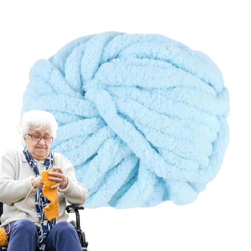 Dickes Chenille-Garn – weiches Garn zum Häkeln von Decken, dickes Garn zum Stricken, Kunsthandwerk, Nähbedarf, Handarbeitshöfe, weiches Plüschgarn für Socken, Handschuhe, Schuhe Dickes Chenille-Garn – weiches Garn zum Häkeln von Decken, dickes Garn zum Stricken, Kunsthandwerk, Nähbedarf, Handarbeitshöfe, weiches Plüschgarn für Socken, Handschuhe, Schuhe von Generic