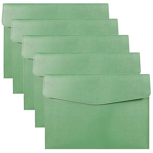 Dokumentenmappen aus Leder, A4, 5 Stück, professionelle PU-Portfolio-Organizer für Geschäftsakten, Bürobriefhalter Dokumentenmappen aus Leder, A4, 5 Stück, professionelle PU-Portfolio-Organizer für Geschäftsakten, Bürobriefhalter von Generic