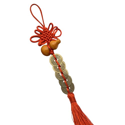 Door Charme, Traditioneller Glücksmaueranhänger | Wohnkultur Fünf Kaisergeld anhänger, Chinesischer Knoten Quasten -Charme Für Wohlstandserfolg Door Charme, Traditioneller Glücksmaueranhänger | Wohnkultur Fünf Kaisergeld anhänger, Chinesischer Knoten Quasten -Charme Für Wohlstandserfolg von Generic
