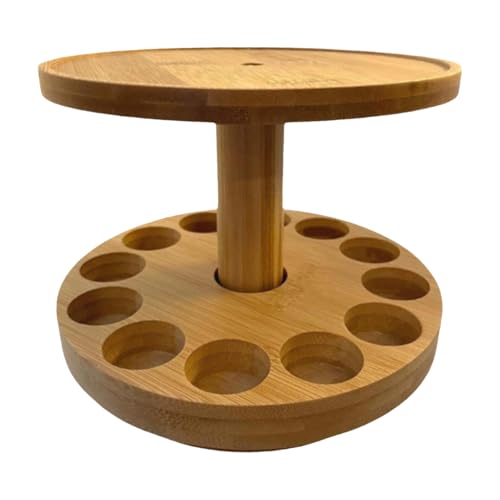Duftöl-Organizer, Öl-Diffusor-Halter | Aromatherapie-Öl-Aufbewahrungsregal aus Holz | 2-stufiger Ölbehälter-Organizer, Diffusor-Display, Duftregal, platzsparend für die Öldiffusor-Duftanzeige zu Hause Duftöl-Organizer, Öl-Diffusor-Halter | Aromatherapie-Öl-Aufbewahrungsregal aus Holz | 2-stufiger Ölbehälter-Organizer, Diffusor-Display, Duftregal, platzsparend für die Öldiffusor-Duftanzeige zu Hause von Generic