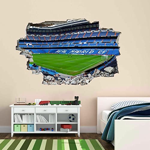 Durchbruch Wandtattoos Real Madrid Bernabeu Stadion Wandkunst Aufkleber Wandbild Kinderzimmer Wohnkultur 65x97cm von Generic