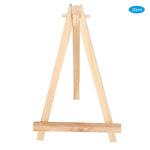 Eilständer, 20pcs 4,3 X 7,5 Zoll Tisch Staffelei Zeichnung ASSEL MINI WOOD DISSEL SALEL ART ERSEL Künstler Staffelei für Matte Kunst Hochzeitsveranstaltungen von Generic