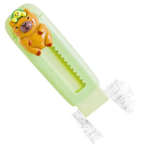 Einziehbarer Radiergummi, niedlicher Radiergummi, verschiebbar, einziehbar | Capybara Niedlicher einziehbarer Push-Pull-Radiergummi - Weiche, niedliche Radiergummis, Kunst-Radiergummis für Schüler, Ki von Generic