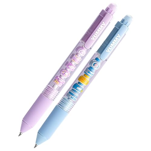 ElaSable Gel Pens - Planer Journaling Stifte | Löschbarer Saitenstift-Set, löschbares blaues Tinte türkisfarbene Gel, Radiergummi mit thermischer Radiergummi, 0,5 mm niedlicher Cartoon Dopamin Erlöser von Generic