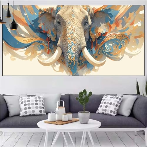 Elefant Diamond Painting xxl 75x150cm Diamond Painting Erwachsene Tier Diamant Malerei Set,Mosaikherstellung Malen Nach Zahlen Cross Stickerei Kunst Leinwand Malerei Kits,Décor Geschenke Frauen CN-116 Elefant Diamond Painting xxl 75x150cm Diamond Painting Erwachsene Tier Diamant Malerei Set,Mosaikherstellung Malen Nach Zahlen Cross Stickerei Kunst Leinwand Malerei Kits,Décor Geschenke Frauen CN-116 von Generic