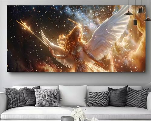 Engel Diamond Painting Sternenbeleuchteter Himmel Diamond Painting Erwachsene Bastelset, 5D Crystal Art Kreuzstich Strass Stickerei, DIY Kinder Daiments Malerei Volldiamant Leinwand 100x200cm M896 Engel Diamond Painting Sternenbeleuchteter Himmel Diamond Painting Erwachsene Bastelset, 5D Crystal Art Kreuzstich Strass Stickerei, DIY Kinder Daiments Malerei Volldiamant Leinwand 100x200cm M896 von Generic