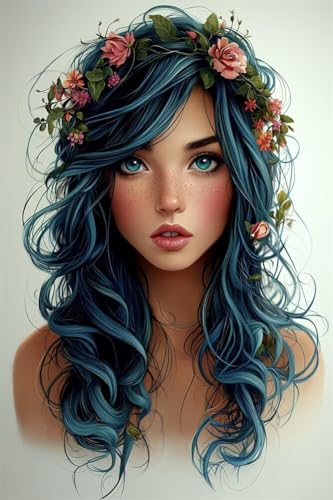 Erwachsene Diamond Painting DIY 5D Voll Bohren Set Anime Blumen Schönheit Bild Diamant Gemälde Diamant Malerei Arts Craft Perfekt Für Entspannung Und Wand Decor Quadratischer Diamant 30x45cm B1552 Erwachsene Diamond Painting DIY 5D Voll Bohren Set Anime Blumen Schönheit Bild Diamant Gemälde Diamant Malerei Arts Craft Perfekt Für Entspannung Und Wand Decor Quadratischer Diamant 30x45cm B1552 von Generic