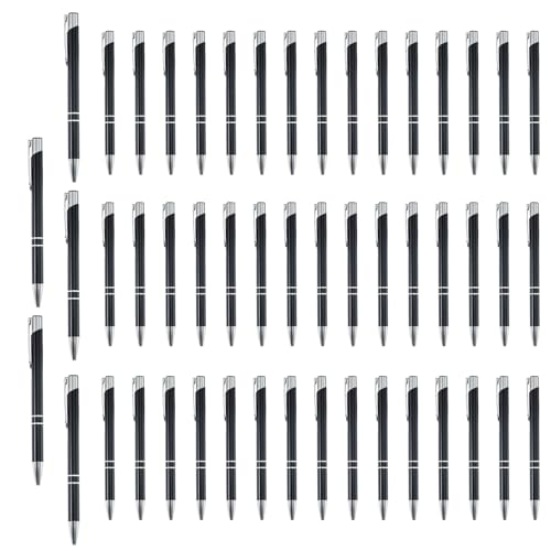 Executive Pen - 50er-Set Edelstahl-Kugelschreiber,Funktionaler Schreibgeräte Mit Silberner Clip Für Hochzeit, Alltag, Schule & Berufseinsatz - Elegantes Design Für Schüler, Studenten Und Geschäftsleut Executive Pen - 50er-Set Edelstahl-Kugelschreiber,Funktionaler Schreibgeräte Mit Silberner Clip Für Hochzeit, Alltag, Schule & Berufseinsatz - Elegantes Design Für Schüler, Studenten Und Geschäftsleut von Generic