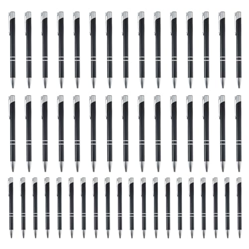 Executive Pen - 50x Metall Füllfederhalter - Multifunktionales stilvolles Schreibzubehör mit silberner Clip für Geschäftsleute, Studenten, Lehrer und Profis - für den täglichen Einsatz in Beruf, Schu Executive Pen - 50x Metall Füllfederhalter - Multifunktionales stilvolles Schreibzubehör mit silberner Clip für Geschäftsleute, Studenten, Lehrer und Profis - für den täglichen Einsatz in Beruf, Schu von Generic