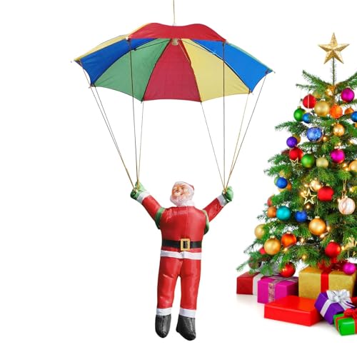 Fallschirm Santa Toys - Niedlicher Weihnachtsmann Flying Santa Puppe Anhänger | Flying Santa Puppe Anhänger, Christbaumschmuck, Weihnachtsschmuck für Einkaufszentren Fallschirm Santa Toys - Niedlicher Weihnachtsmann Flying Santa Puppe Anhänger | Flying Santa Puppe Anhänger, Christbaumschmuck, Weihnachtsschmuck für Einkaufszentren von Generic