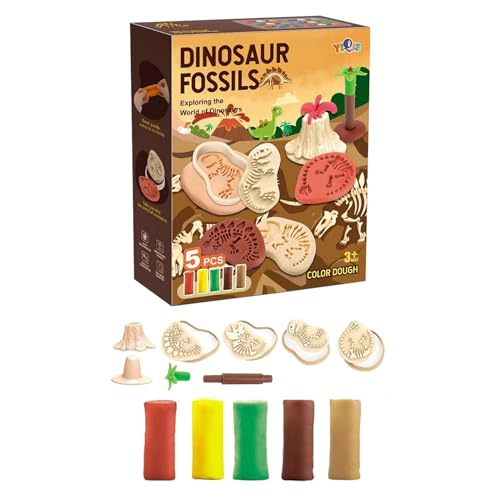 Farbiger Ton - Clay Set Modellieren - Kreative Ultraweiche Leichte Ton-Kunst- Und Bastelsets, Modelliermasse Und Teig, Geschenk Für Kindergeburtstage von Generic