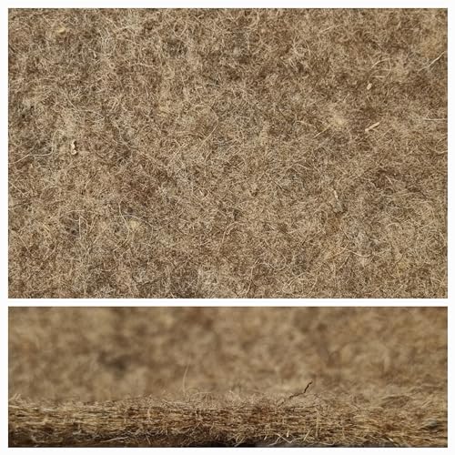 Filz, 100% Schurwolle, Wollfilz, Filzmatte Schafwolle 5 m (Filz (1000 mm x 3,5 mm) 5 Meter) von Generic