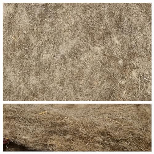 Filz, 100% Schurwolle, Wollfilz, Filzmatte Schafwolle 5 m (Volumenvlies (600 mm x 30 mm) 5 Meter) von Generic